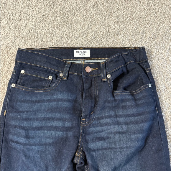 Denizen from Levi’s Slim Jeans – Dark Wash – Adjustable Waist – No Size Tag - Picture 3 of 8